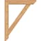 Ekena Millwork Traditional Slat Smooth Bracket w/ Offset Brace, Western Red Cedar, 5 1/2"W x 28"D x 36"H BKT0604X28X36TRA06SWR - alternate 3